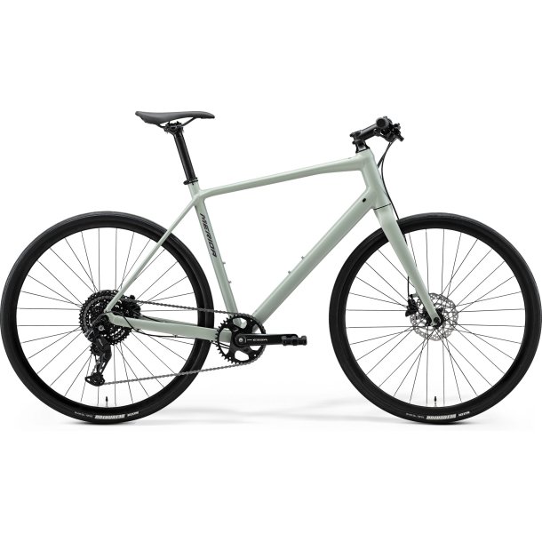 Merida Speeder 60 Early Moss Grey/Purple Herre 8 udvendige Shimano gear - sportscykel