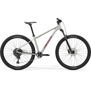 Merida Big Nine 200 Matt Grey/Glitter Cherry Unisex 10 udvendige Shimano gear - mountainbike