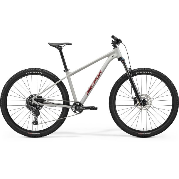 Merida Big Nine 200 Matt Grey/Glitter Cherry Unisex 10 udvendige Shimano gear - mountainbike