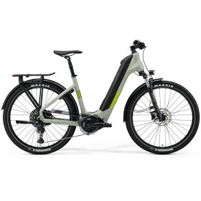 Merida eSpresso CC 500 EQ Matt Early Moss Grey/Green Unisex 10 udvendige Shimano gear - elcykel