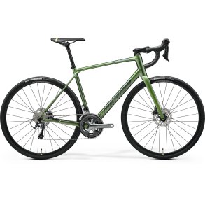 Merida Scultura Endurance 300 Silk Fog Green/Green/Silver Unisex 20 udvendige Shimano gear - racercykel