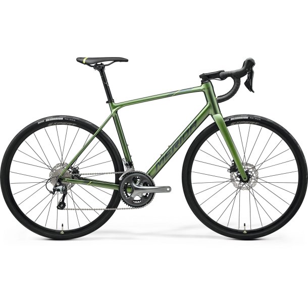 Merida Scultura Endurance 300 Silk Fog Green/Green/Silver Unisex 20 udvendige Shimano gear - racercykel