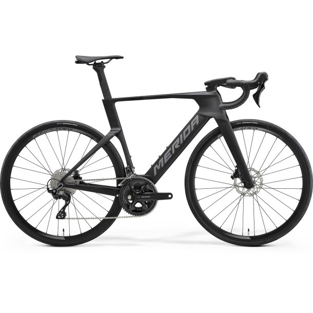 Merida Reacto 4000 Silk Black/Gunmetal Grey Unisex - racercykel