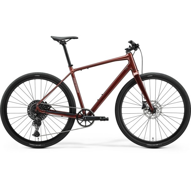 Merida Speeder 300 Elegant Wildberry/Silver Herre 11 udvendige Shimano gear - sportscykel
