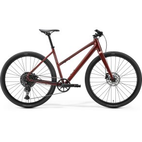 Merida Speeder 300 Elegant Wildberry/Silver Dame 11 udvendige Shimano gear - sportscykel