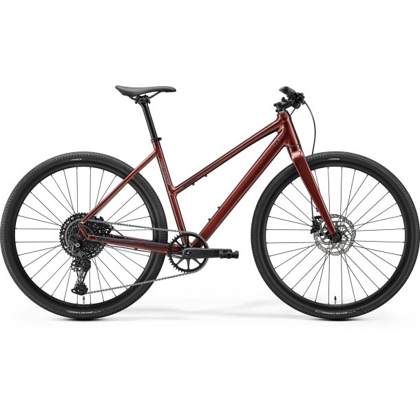 Merida Speeder 300 Elegant Wildberry/Silver Dame 11 udvendige Shimano gear - sportscykel