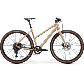 Merida Speeder 100 Silk Apricot/Brown Dame 8 udvendige Shimano gear - sportscykel
