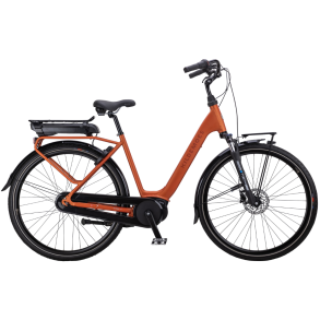 Kildemoes Birkholm dame orange 7 indvendige Shimano Gear  elcykel 