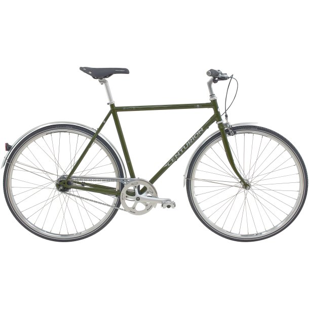 Centurion Helium Herre 56 cm – 7 gear – Fodbremse – Blank grøn