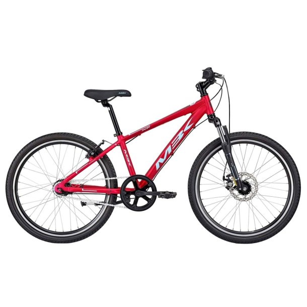 MBK Mud XP 24" pige mat m�rker�d 7 indvendige shimano Gear - junior cykel