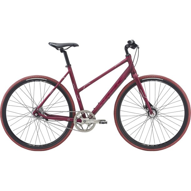 MBK Octane Gravel Urban Dame i mat mrklilla
