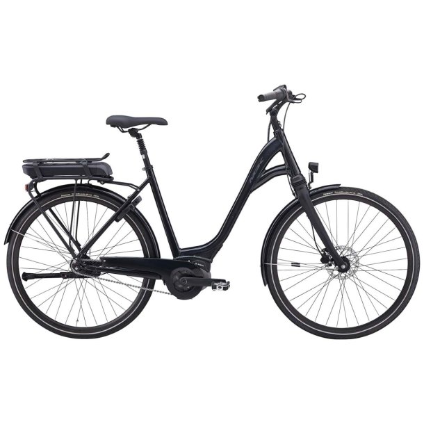 MBK Superbe 4 Dame 54 cm 7 gear Shimano Nexus fodbremse blank sort inklusive 400 watt