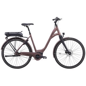 MBK Superbe 4 Dame 48cm 7 Gear Shimano Nexus fodbremse blank m�rk rosa incl. 400w