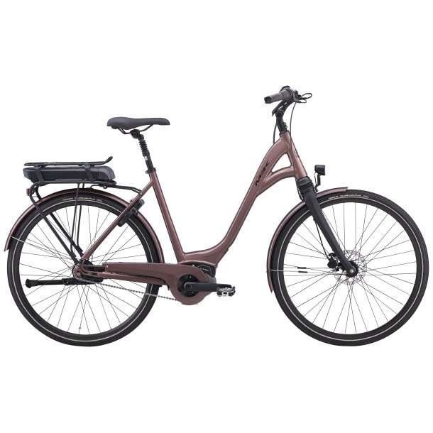 MBK Superbe 4 Dame 48cm 7 Gear Shimano Nexus fodbremse blank m�rk rosa incl. 400w