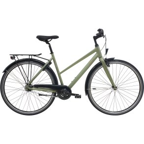 Nishiki Touring Dame, mat lys gr�n, 7 gear fodbremse