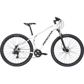 Principia A2.7 hvid m. sort 21 udvendige shimano gear - mountainbike