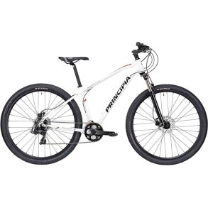 Principia A2.9 21 Hvid m. sort 21 udvendige shimano gear - mountainbike