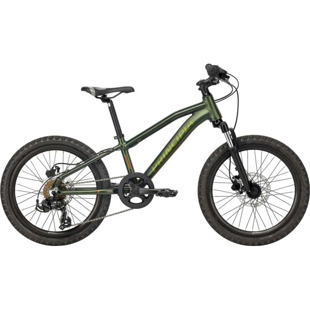 Principia Evoke A2.0 20" mat grn 6 udvendige shimano Gear - mountainbike