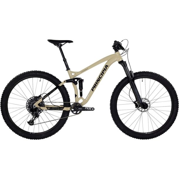 Principia Fully 29" shiny sand/black 12 udvendige sram gear - mountainbike