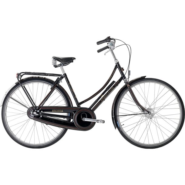 Raleigh Tourist de Luxe Dame sort 3 indvendige Shimano gear - retro classic