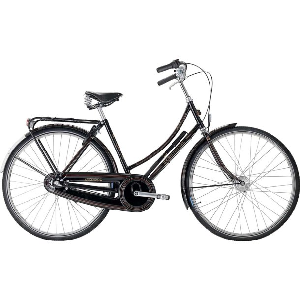 Raleigh Tourist de Luxe Dame sort 7 indvendige Shimano gear -  retro classic