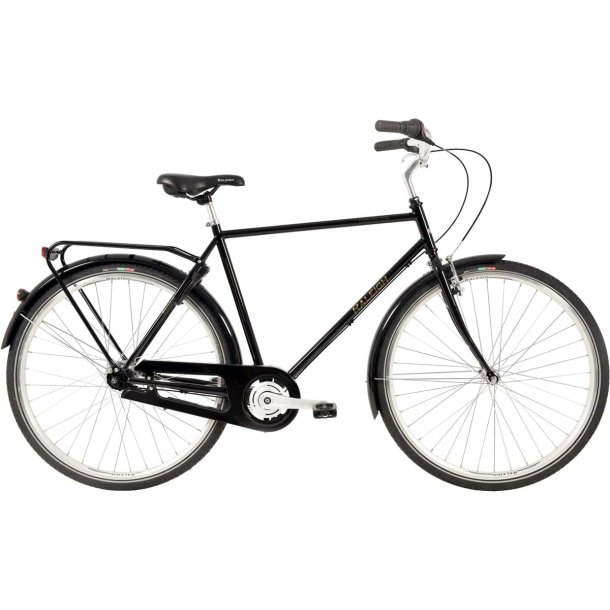 Raleigh Darlington Herre 7 Gear Shimano Nexus fodbremse blank sort
