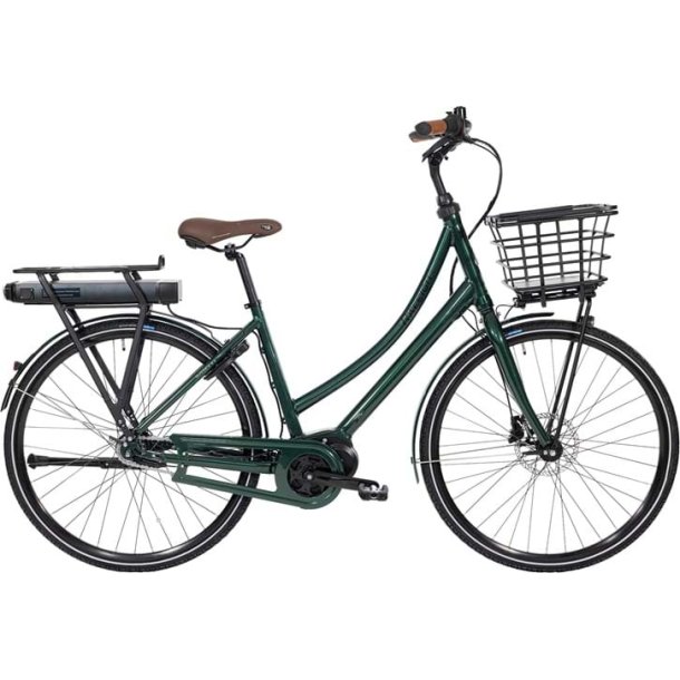 Raleigh Sussex E2 dame-elcykel i mat grn