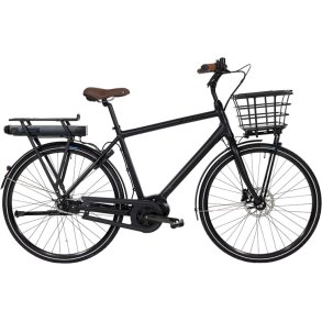 Raleigh Sussex E2 mat sort Herre 7 indvendige Shimano gear - elcykel