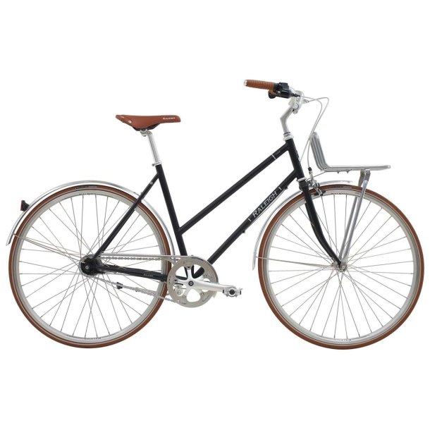 Raleigh Yate Cargo mat sort Dame 7 indvendige shimano Gear - city retro classic