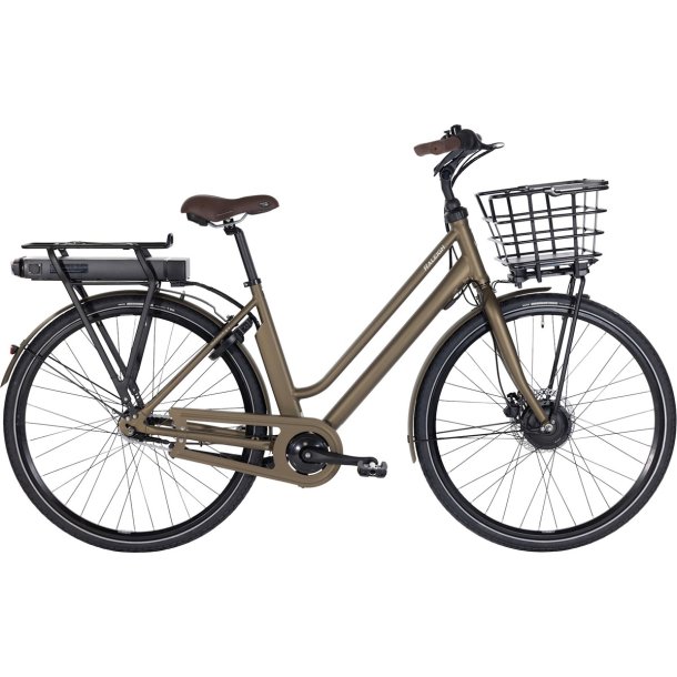 Raleigh Sussex E1 i mat sand Dame Elcykel
