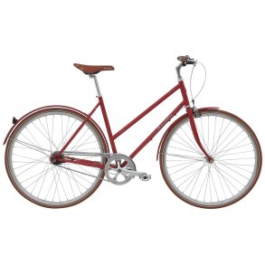 Raleigh Kent Dame mat r�d 7 indvendige Shimano gear - citybike 