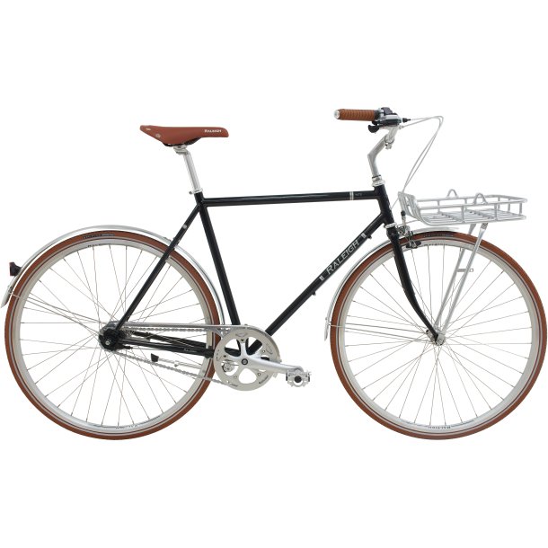 Raleigh Yate Cargo Herre 60 cm – 7 gear Shimano Nexus – Fodbremse – Blank sort