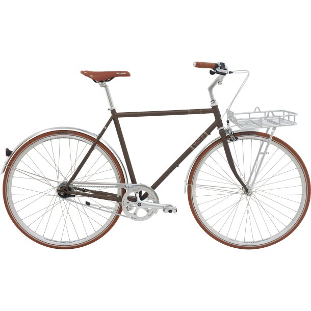 Raleigh Yate Cargo Herre 56 cm – 7 gear Shimano Nexus – Fodbremse – Mat mørk kobber