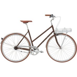 Raleigh Yate Cargo Dame 52 cm – 7 gear Shimano Nexus – Fodbremse – Mat lys kobber