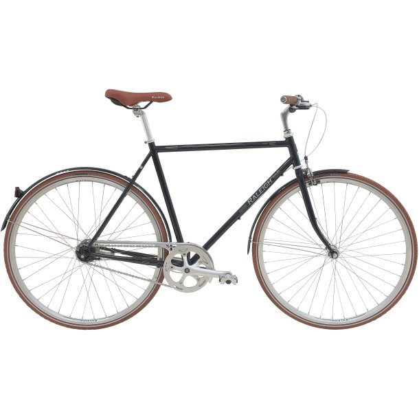 Raleigh Kent Herre 56 cm – 7 gear Shimano Nexus – Fodbremse – Blank sort