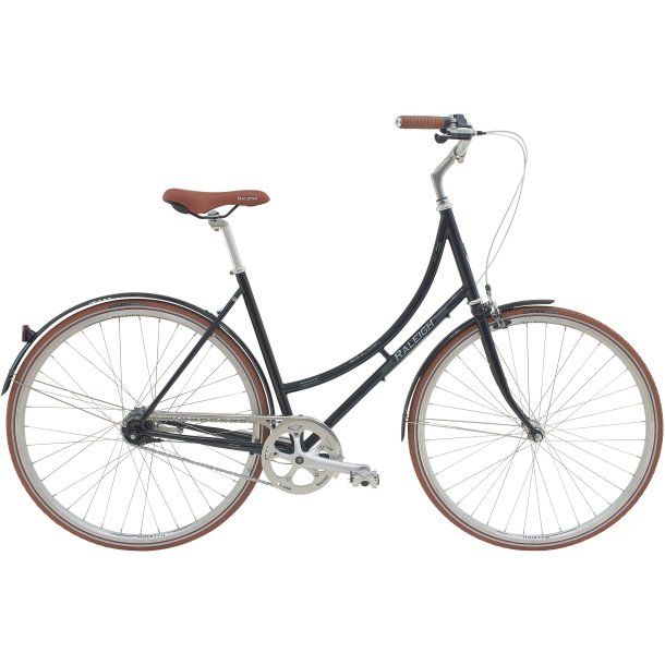 Raleigh Kent Dame 52 cm – 7 gear Shimano Nexus – Fodbremse – Blank sort