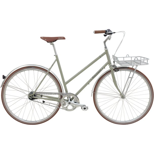 Raleigh Yate Cargo Dame 52 cm – 7 gear Shimano Nexus – Fodbremse – Blank lys grå