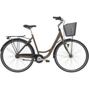 Raleigh Shopping Society Dame 56 cm – 7 gear Shimano Nexus – Fodbremse – Mat brun
