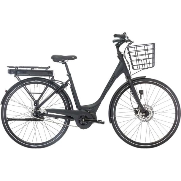 Black Winther Superbe 2 Dame 7 Gear mat sort Elcykel