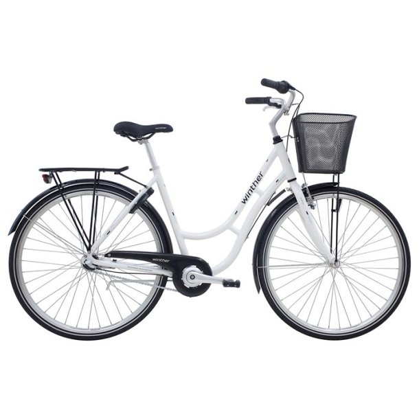 Winther Shopping Classic Dame 3g Shimano Nexus blank hvid