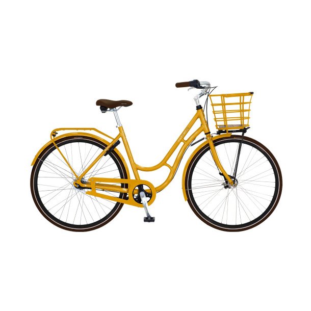 Kildemoes Nyhavn dame gul 7 indvendige Shimano gear - city rero