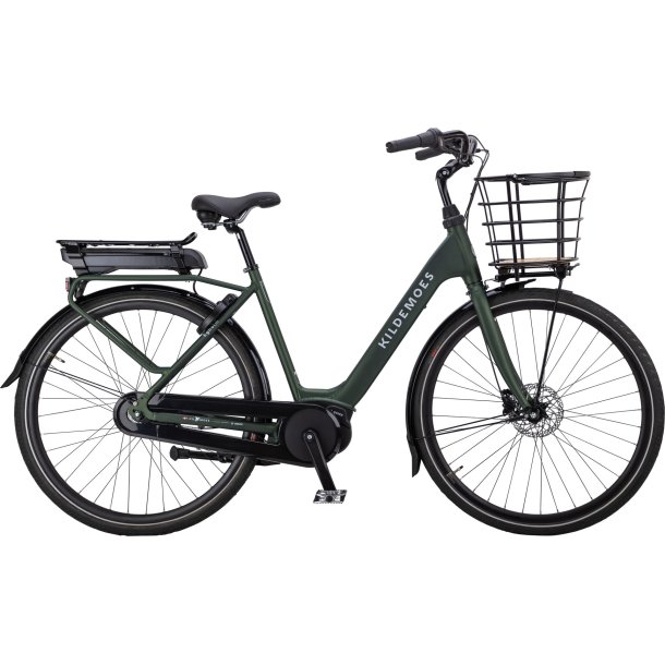 Kildemoes Egholm dame elcykel 51 cm 7 gear Shimano Nexus mat gr�n