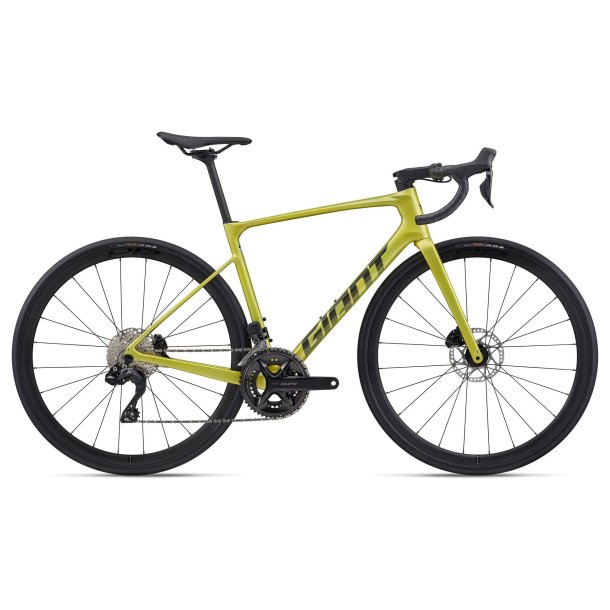 Giant Defy Advanced 1 Cyber Lime<BR>- 2026 Carbon comfort racercykel