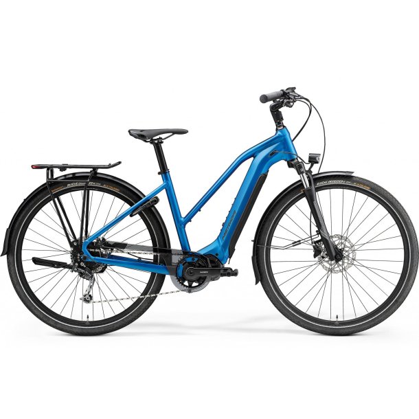 Merida eSpresso 400 Tour Silk Blue/Black Unisex 9 udvendige Shimano gear - elcykel