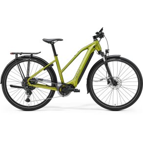 Merida eSpresso 500 Tour Matt Green/Black Unisex 10 udvendige Shimano gear - elcykel