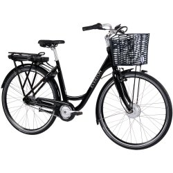 Everton Baronessen dame elcykel sort - 7 indvendige Shimano gear