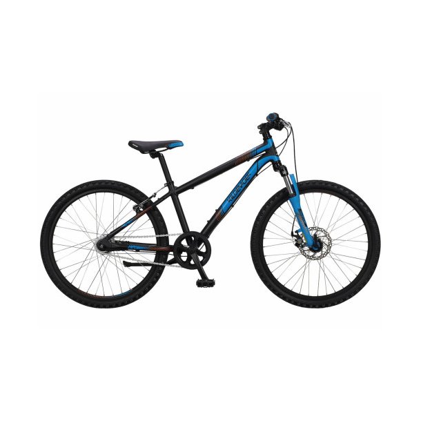 Kildemoes Intruder MTB 24" sort / bl 7 indvendige Shimano gear - mountain bike