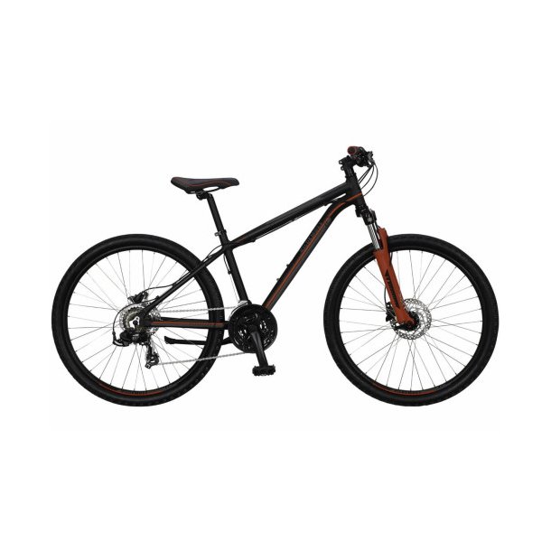 Kildemoes Intruder MTB 26" sort / rd 21 udvendige Shimano gear - mountain bike