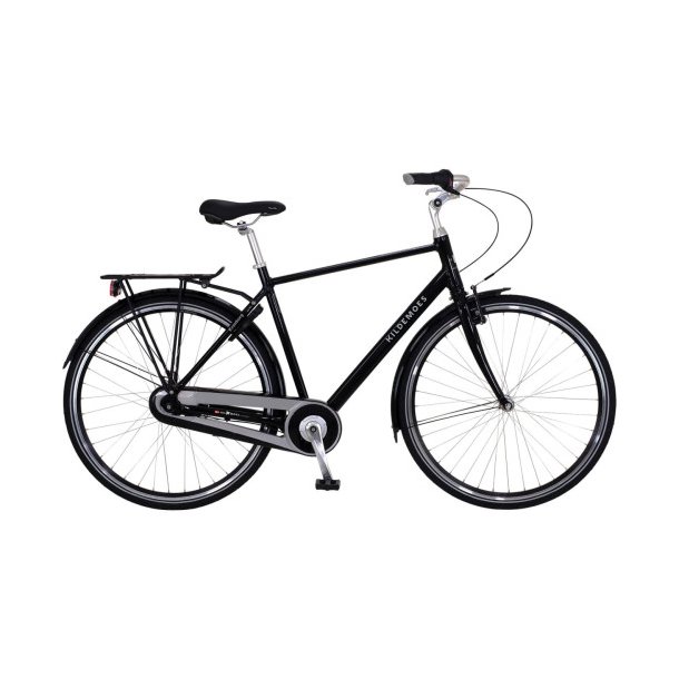 Kildemoes Kronborg herre sort 7 indvendige Shimano gear - city retro