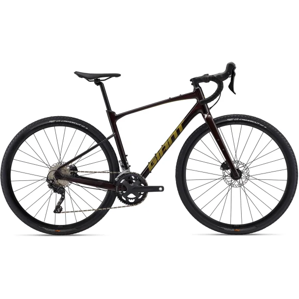 Giant Revolt 1 Gravelbike 2025 - Cordovan 20 Gear, Alu-stel, Carbon forgaffel og Hydrauliske Skive